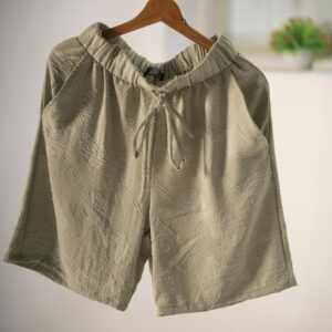 Anchor Jacquard Shorts - Grapes Green